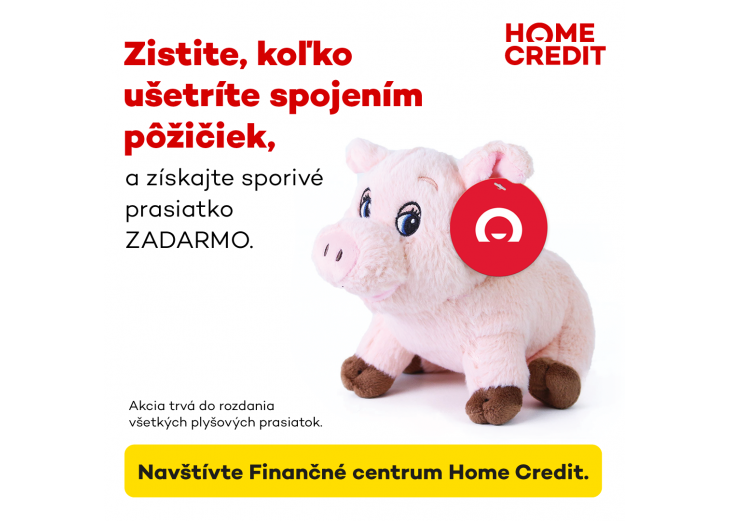 Vo Finančnom centre Home Credit v našom MAXe vám zadarmo spočítame, koľko ušetríte, Obchodné a nákupné centrum MAX Trnava