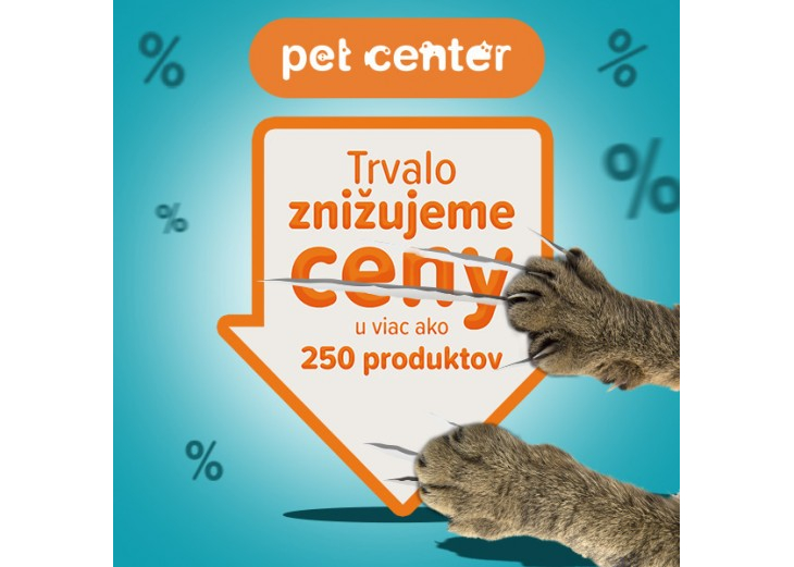 Viac ako 250 produktov pre psy a mačky, Obchodné a nákupné centrum MAX Trnava