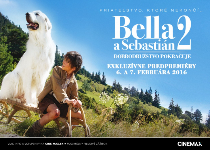 Bella a Sebastián - exkluzívna predpremiéra už tento víkend, Obchodné a nákupné centrum MAX Trnava