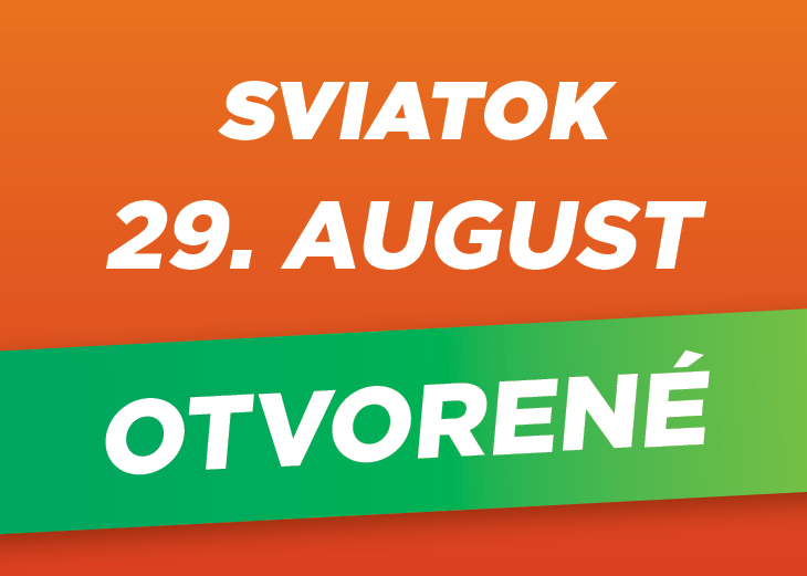 Aj počas sviatku sme tu pre vás!