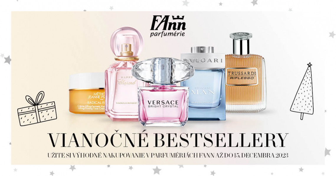 Vianočné bestsellery v parfumériách FAnn