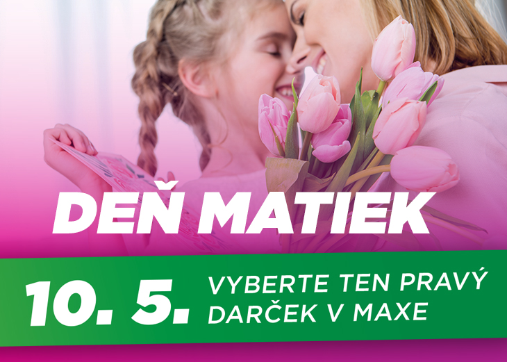 Oslávte Deň matiek u nás