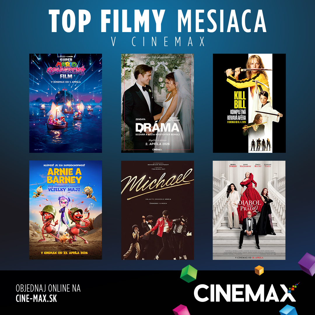 NOVINKY 🤩 mesiaca apríl v kinách 🎬CINEMAX