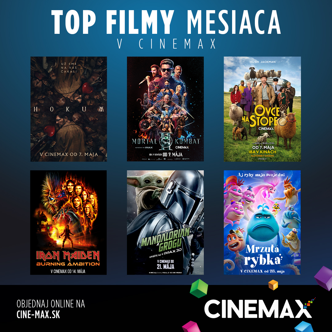 NOVINKY 🤩 mesiaca máj v kinách 🎬CINEMAX