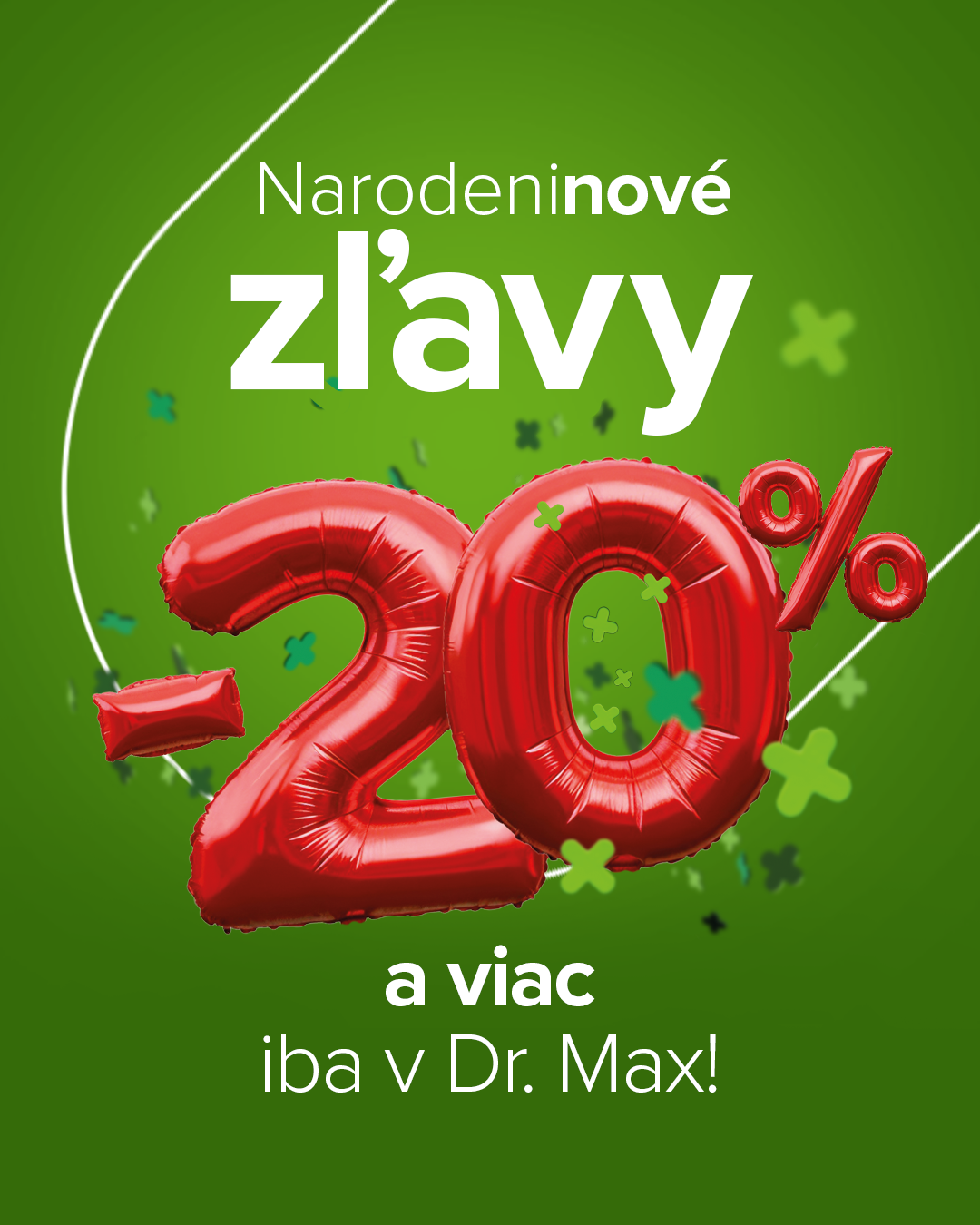 Oslávte 20. narodeniny Dr. Max so zľavami -20 %