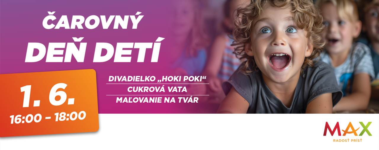 Čarovný Deň detí v MAXe